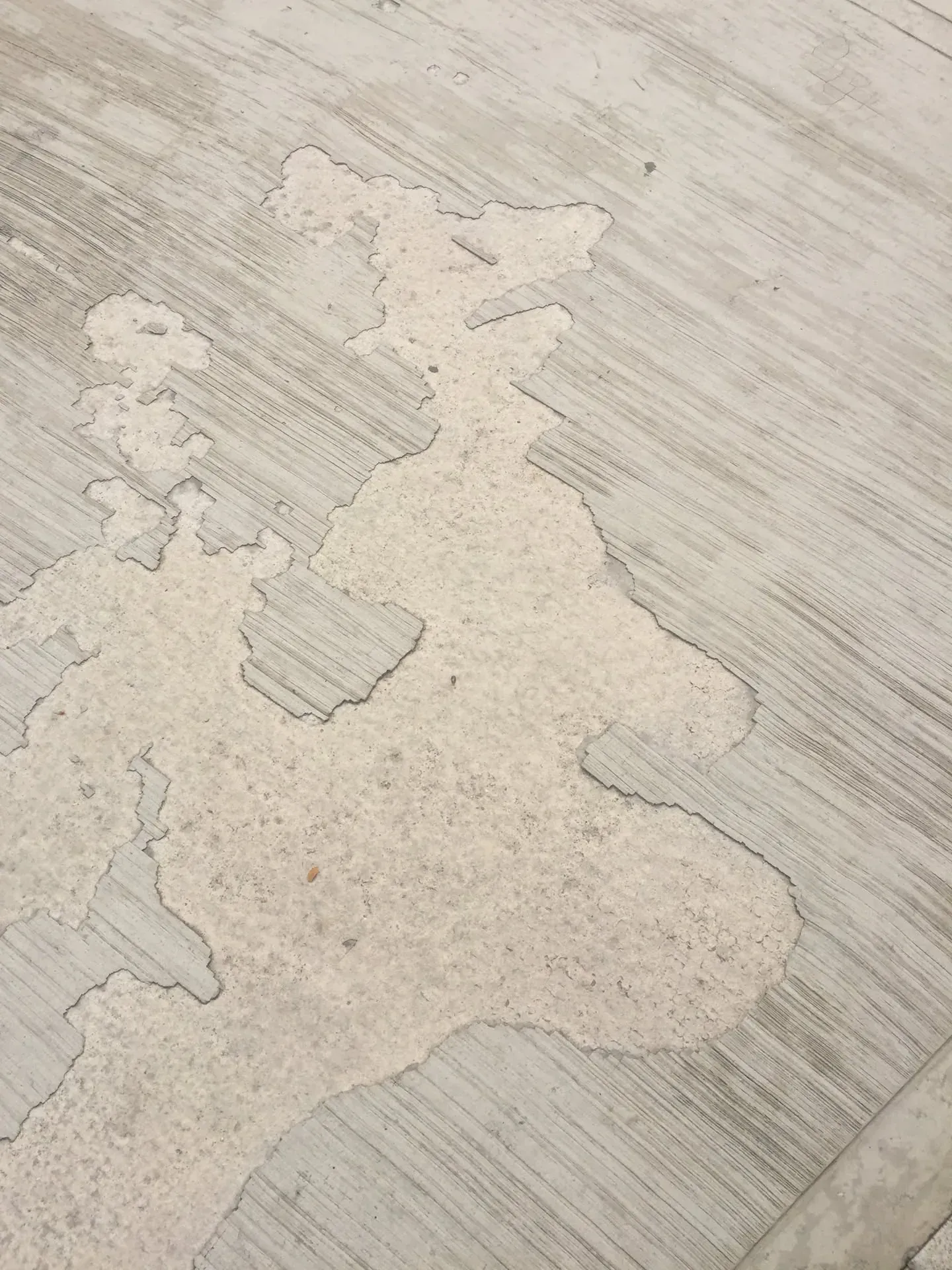 Map of UK and Ireland on wooden floor, Bukit Bintang