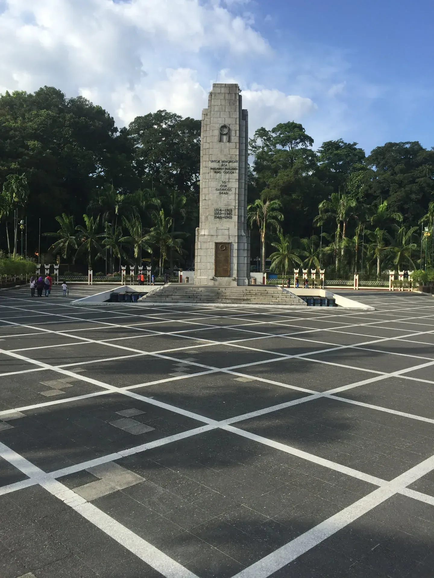 War memorial monument at Merdeka Square, Kuala Lumpur