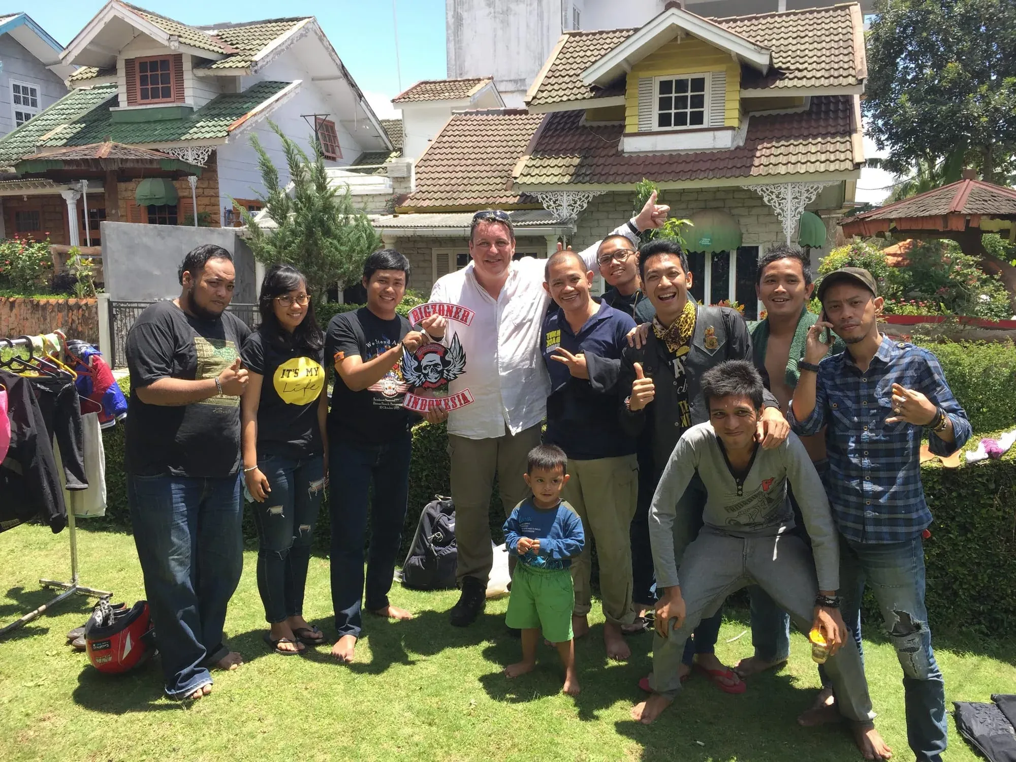 Group photo at Cipanas, West Java, Indonesia