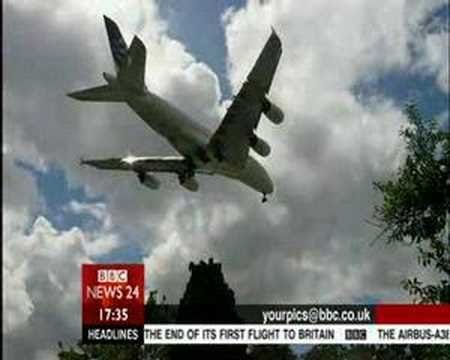 BBC News 24 — A380 Readers Pictures