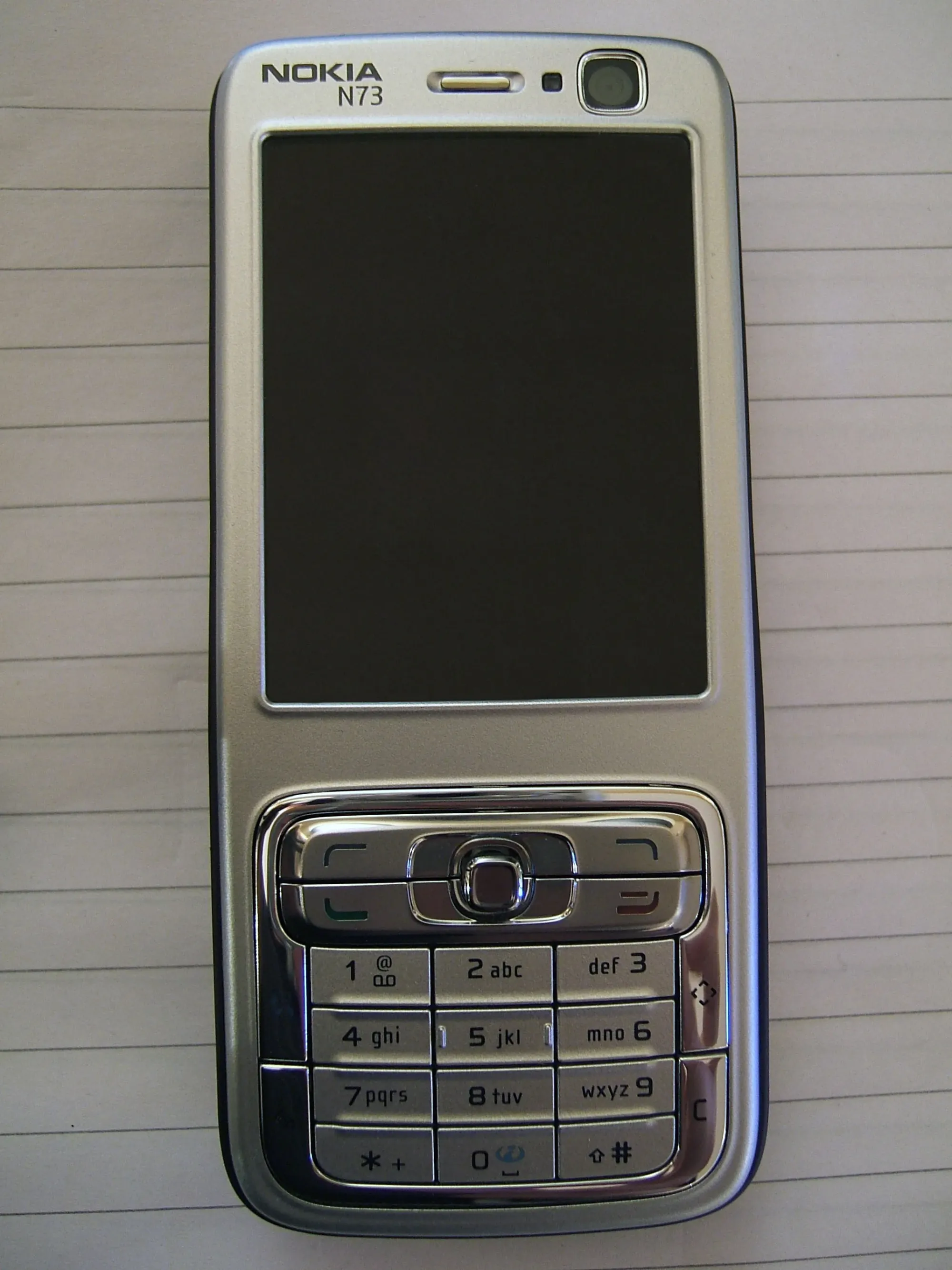 Nokia N73 slider phone, 2006 Symbian era