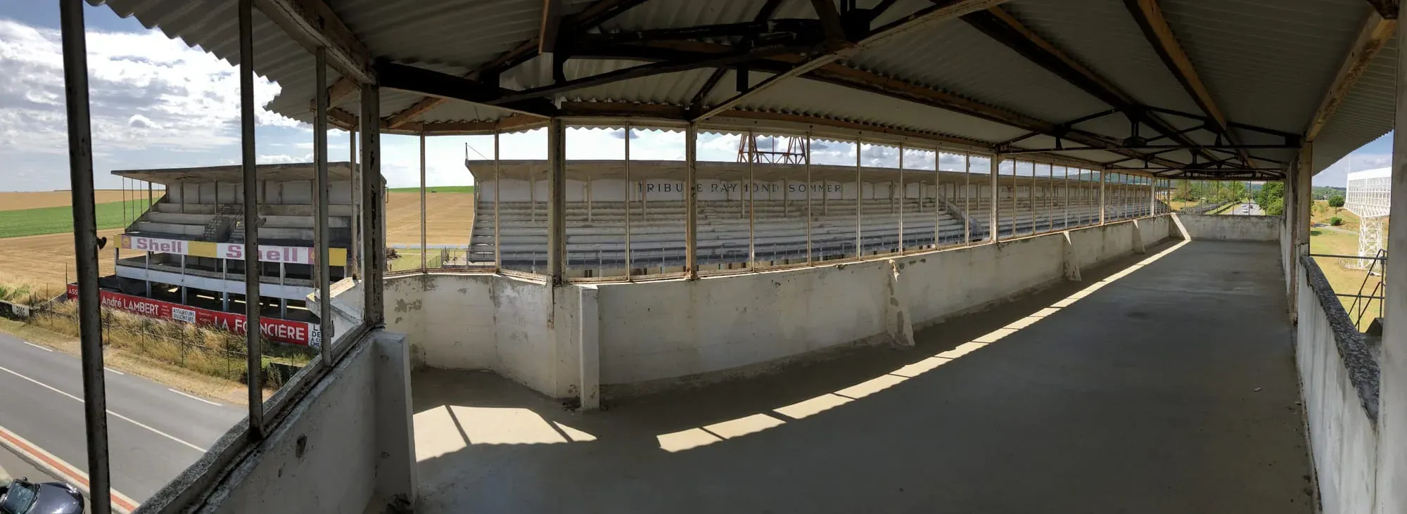 Empty cattle barn at Gueux, Grand Est, France