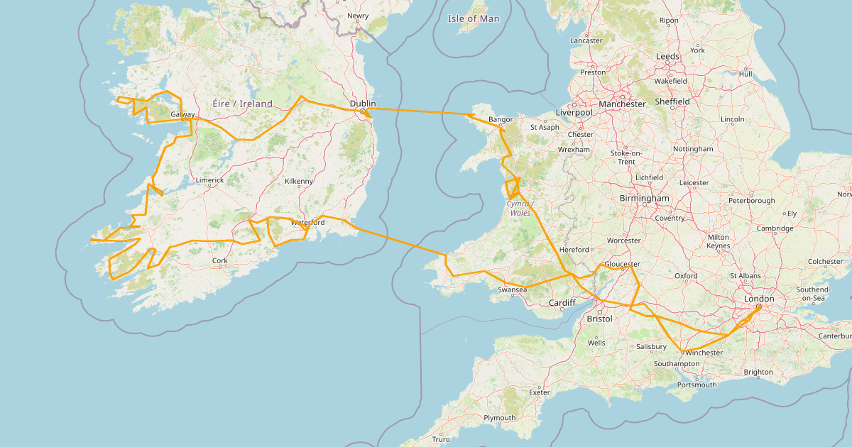 Ireland Motorcycle Trip, September 2014