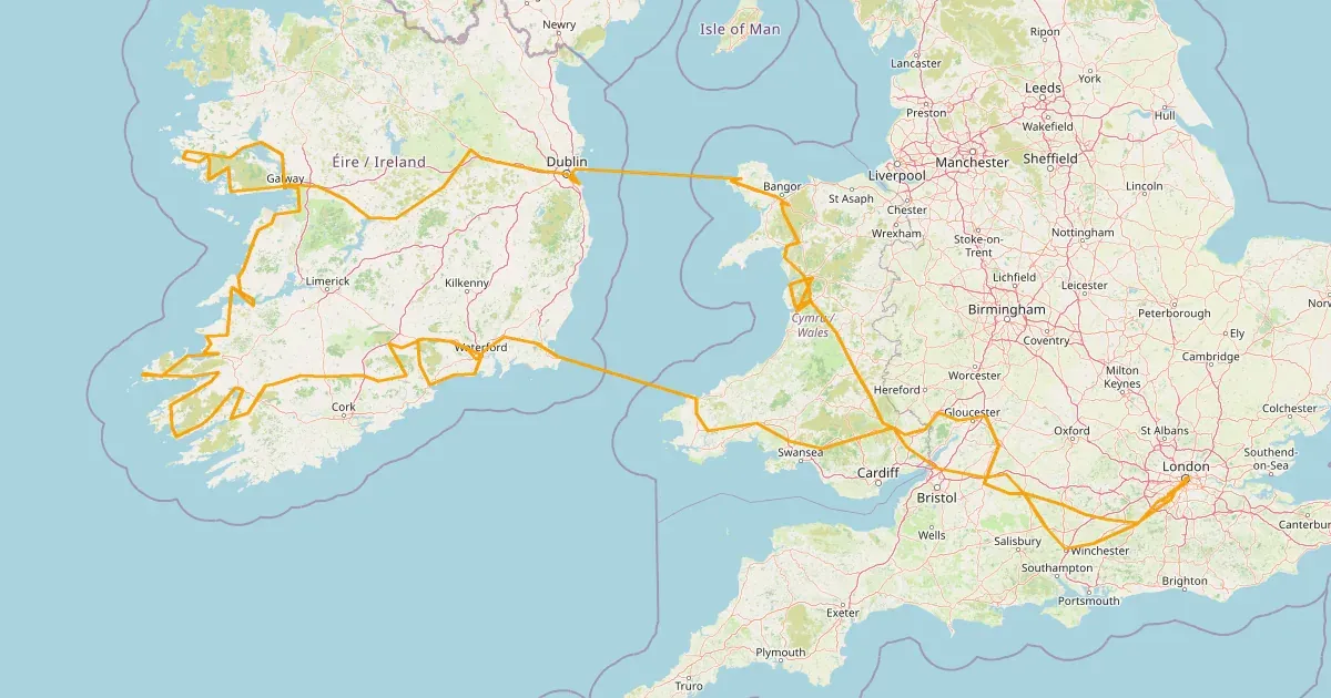Ireland Motorcycle Trip, September 2014