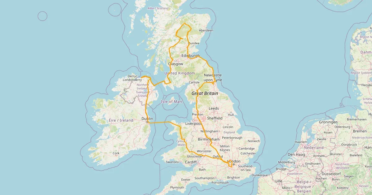 Lake District, Scotland, Northern Ireland & Mach Loop — July–August 2018