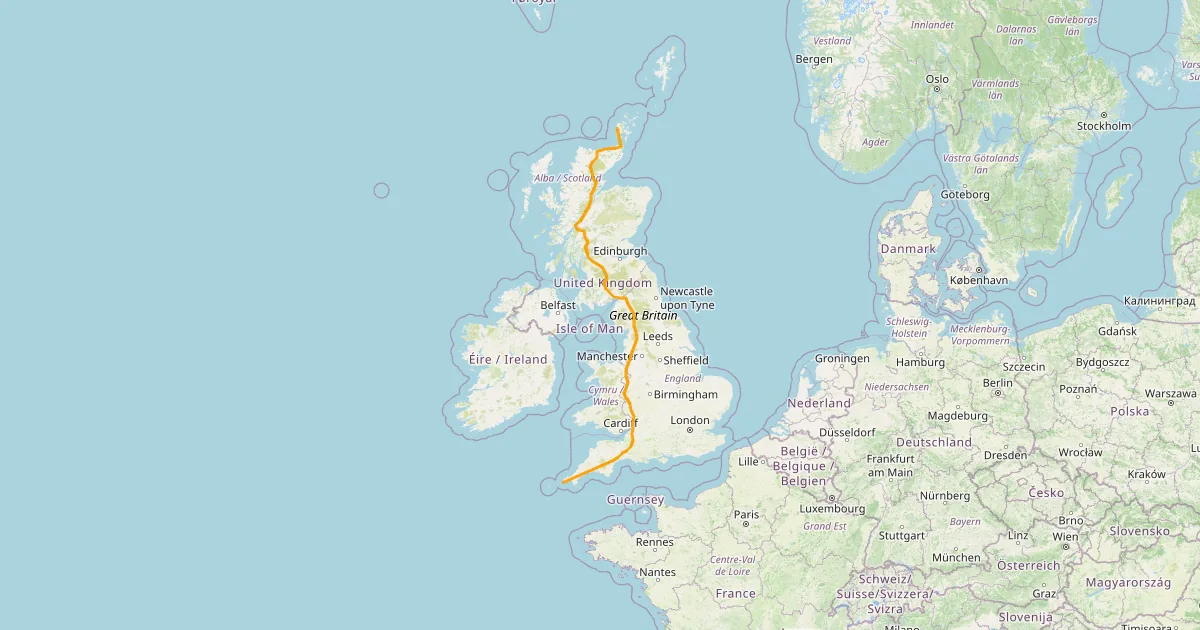 LEJOG & Orkney by Bike, May–June 2008