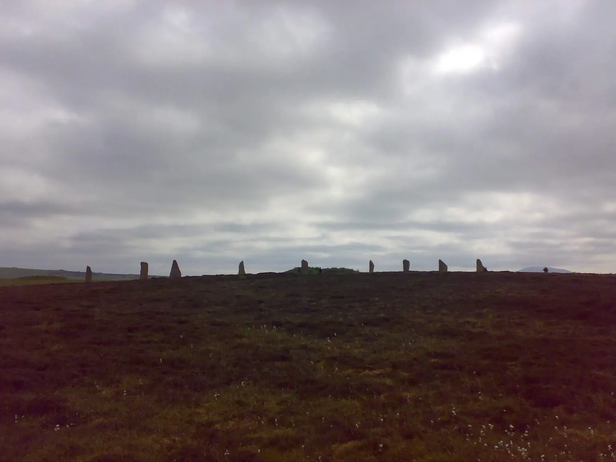 Standing stones at Ring of Brodgar, Orkney Islands