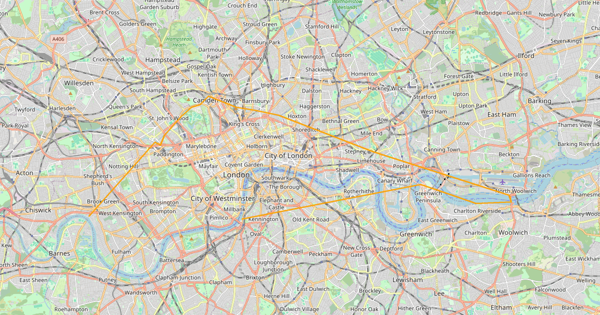 London Canal Ride — April 2006