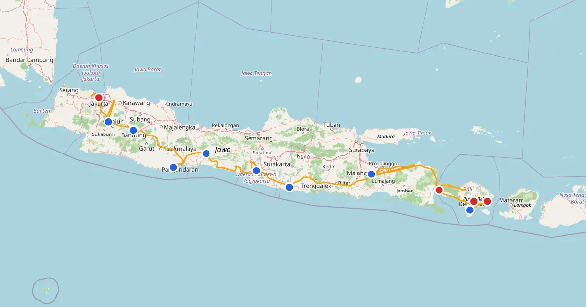 Jakarta to Bali by Motorbike