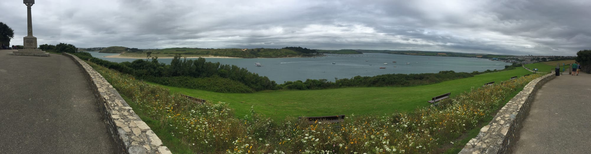 Monument viewpoint over Camel Estuary, Padstow
