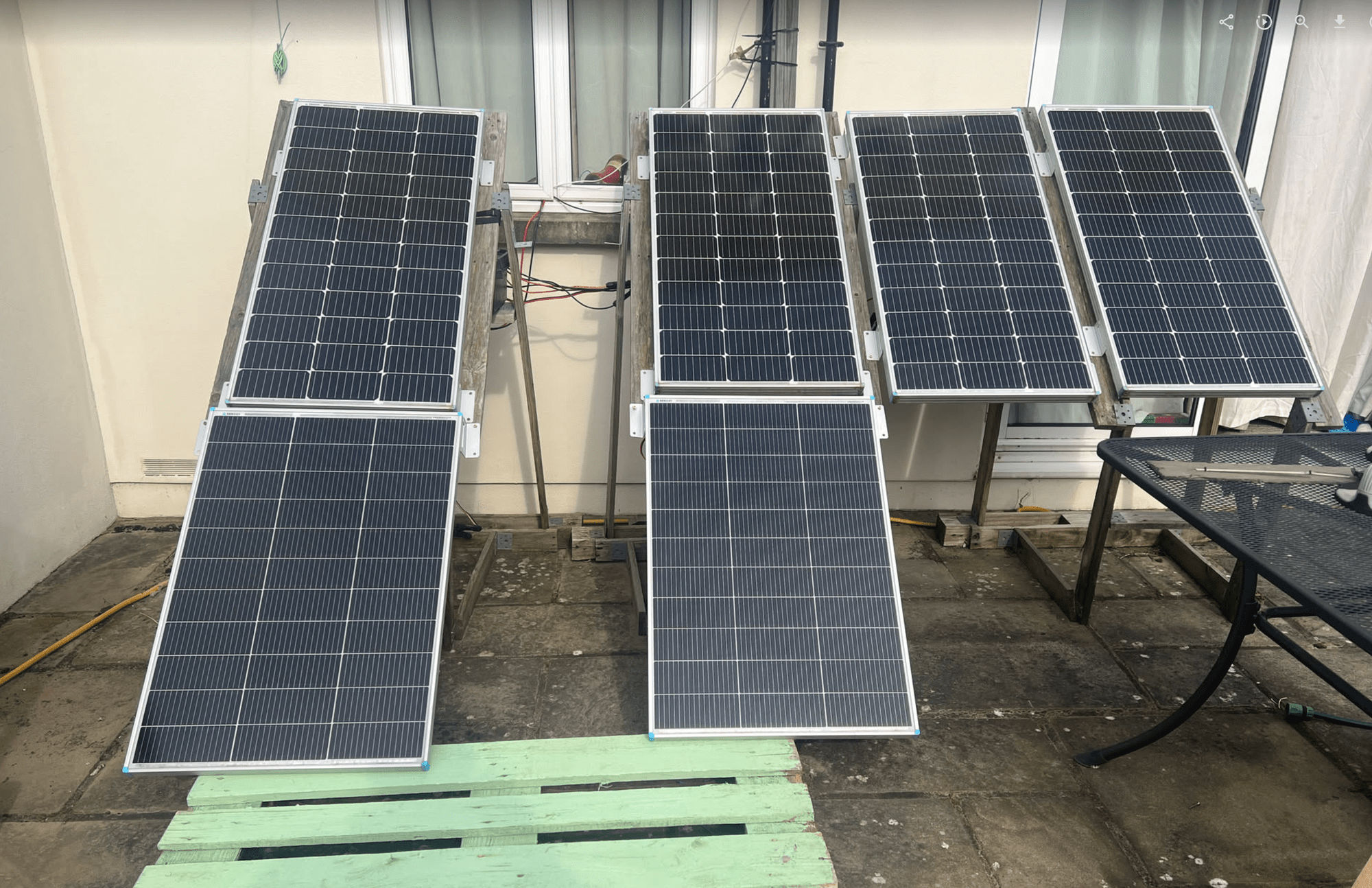 Current solar panel build