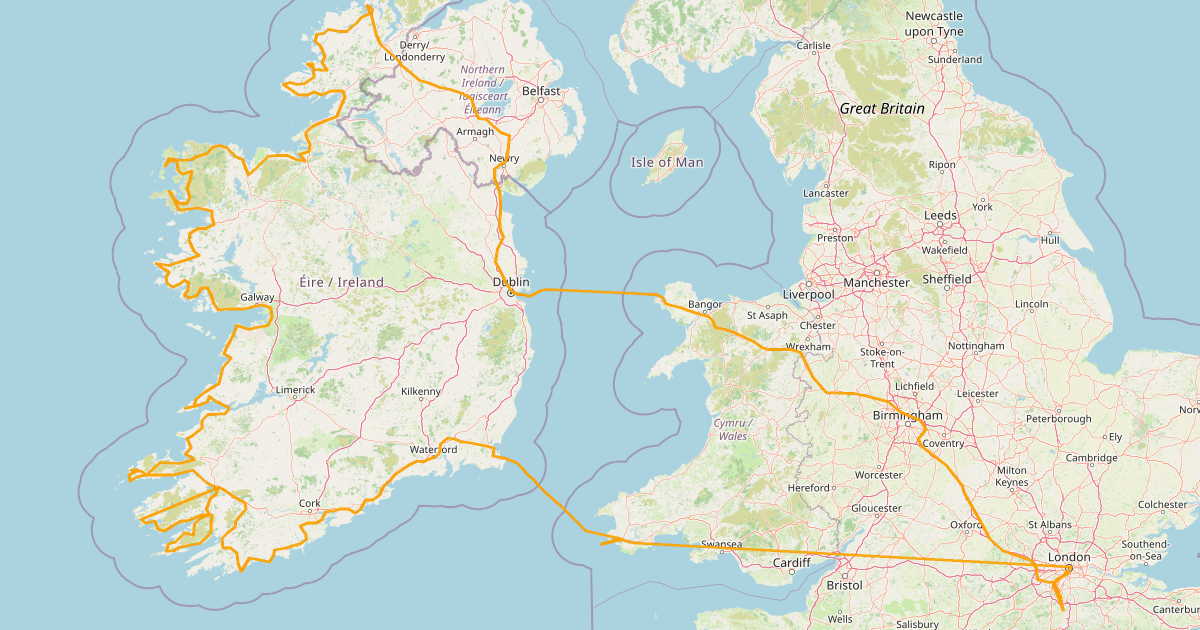 WAW Motorcycle Trip: UK, Ireland & Western Europe — July 2017