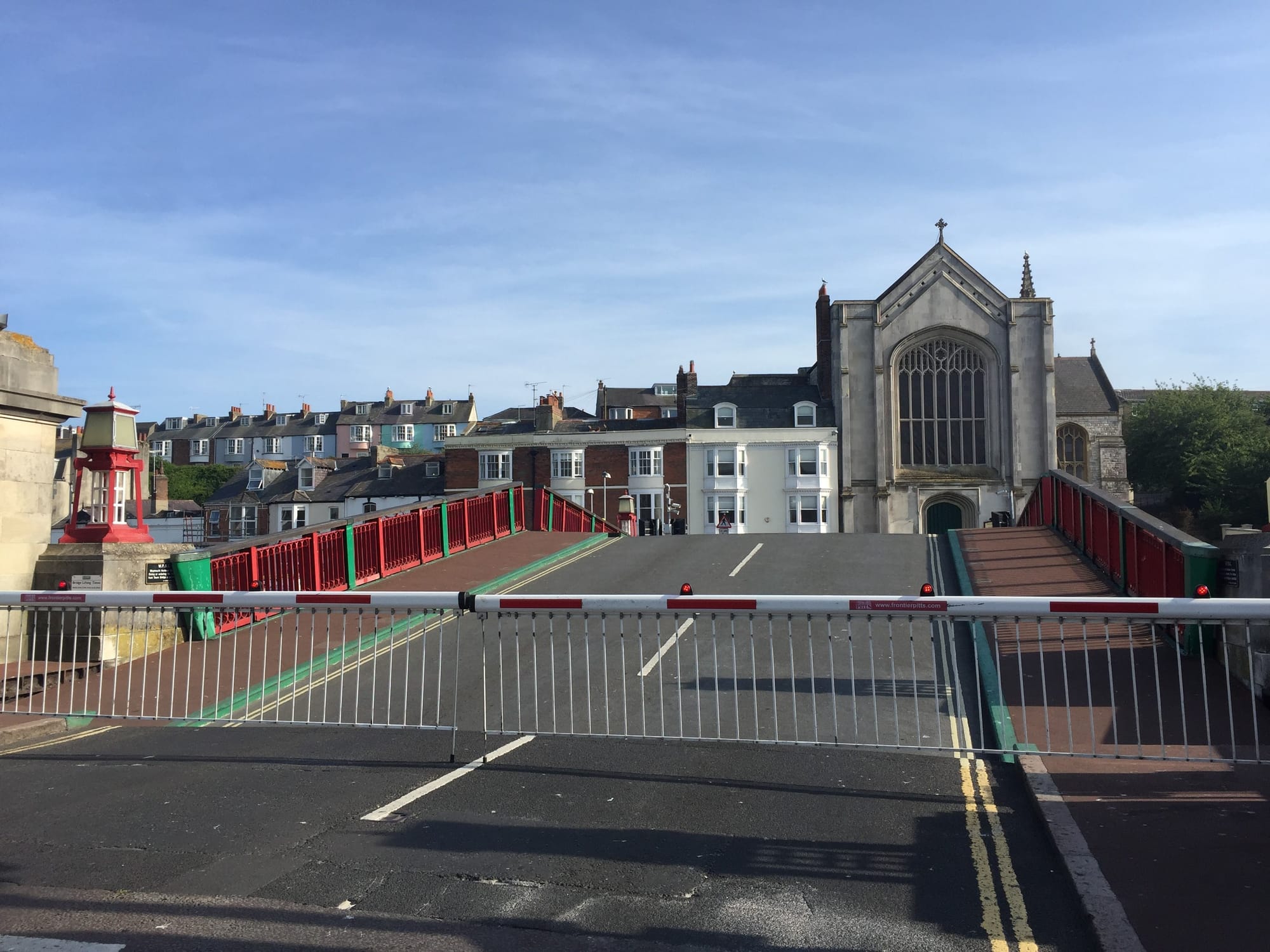 Chapel bridge over canal at Rodwell, England