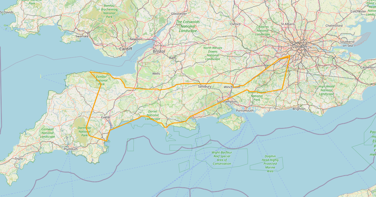 West Country with Ray & Dave — June 2017